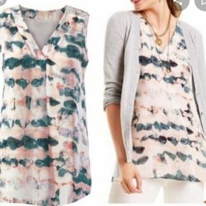 (SOLD) Cabi Gelato Watercolor Tunic #5035